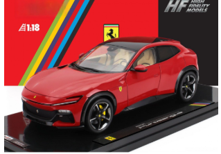 Ferrari Purosangue 2022 display rouge POLISTIL 1/18